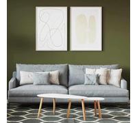 INLIFE Peinture Murale Vert 16,5 x 16,5 x 15,9 cm Impression murale-4008519