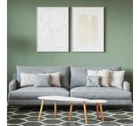 INLIFE Peinture Murale Vert 16,5 x 16,5 x 15,9 cm Impression murale-4008524