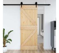 INLIFE Porte Narvik 85x210 cm Bois Massif de pin-154428
