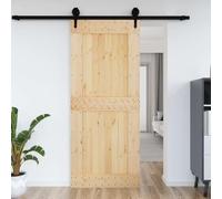 INLIFE Porte Narvik 95x210 cm Bois Massif de pin-154440