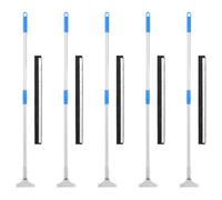 INLIFE Raclettes à Plancher 5 pcs 60,5x119,5 cm Acier et Caoutchouc