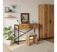 INLIFE Table de Toilette Marron 100 x 40 x 120 cm Bois d'acacia Massif
