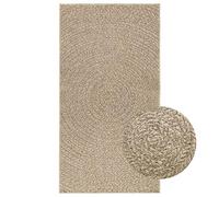 INLIFE Tapis ZIZUR Beige 80x150 cm Aspect de Jute intérieur extérieur-4010402