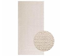 INLIFE Tapis ZIZUR crème 100x200 cm Aspect de Jute intérieur extérieur-4010362