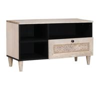 INLIFE Unites TV avec tiroir Blanc 80 x 33 x 46 cm Bois d'ingénierie-4018133