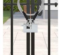 INLIFE Verrou 6 pcs Argenté 8,7 x 1,9 x 5,5 cm Fer