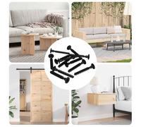 INLIFE Vis à tête de Capuchon à Douille 5143 pcs Noir Fer