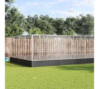 INLIFE Volière avec Extension argenté 1246x414x212 cm Acier