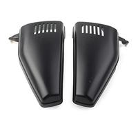 INLIMA 2 pièces Noir Mat Panneau de Moto Couvercle latéral Garde Protecteur adapté for CG110 CG125 JX110 JX125 2 pièces
