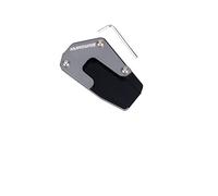 INLIMA Accessoires de Moto béquille béquille latérale Extension agrandisseur Pied étagère Plaque adaptée for Suzuki Burgman 650 AN650 2013-2020 (Color : Gray)