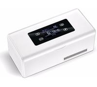 InLiMa GYJ Refroidisseur d'insuline Portable, Mini Armoire à Pharmacie de Voiture, Petit réfrigérateur Rechargeable, Affichage HD LED, réfrigérateur à insuline HY