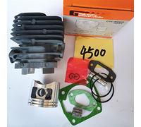 INLIMA Kit de Cylindre G4500 43mm avec roulement de Joint adapté for Zenoah G455 AVS 4500 45CC Clips de goupille de Segment de Piston zylinder Assemblage pièces de scie à chaîne