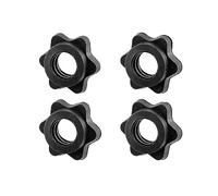 InLiMa Lot de 2 paires de colliers d'haltères de 2,5 cm, écrous hexagonaux de 2,5 cm, colliers de serrage pour haltères, colliers Spinlock pour barres d'haltères standard de 2,5 cm, sport,