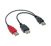 InLine 0.2m USB 2.0 câble USB 0,2 m 2 x USB A USB A