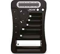 Inline 01285 Testeur de Piles avec écran LCD pour Piles Rondes et Boutons et Bloc 9 V