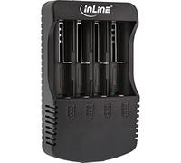 InLine 01287L Chargeur pour Batteries au Lithium et NiCd+NiMH avec Fonction Powerbank