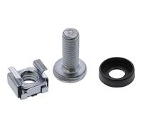 InLine 01950C Lot d'écrous cage M6 100 x écrous cage, rondelles, vis