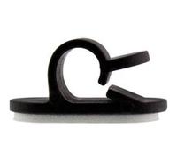 InLine 59970K Lot de 10 gestionnaires de câbles avec Socle adhésif Noir 2,8 cm