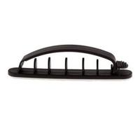 10 pcs Gestionnaire de câbles de sac avec ruban adhésif 8.5cm noir