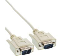 InLine® 12213 Serielles Kabel, 9pol Stecker / Stecker, vergossen, 1:1 belegt, 3m