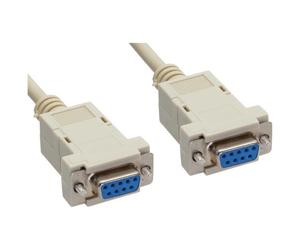 InLine 12224L câble Série Beige 3 m DB-9
