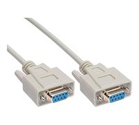 InLine Câble null-modem 12226 9 broches femelle/femelle moulé 10 m