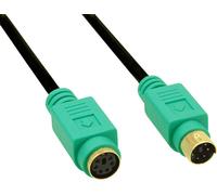 Inline 13342H Rallonge PS/2 mâle/Femelle PC99 avec fiche Verte 2 m