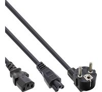 InLine 16653D câble électrique Noir 2 m CEE7/7 Coupleur C13