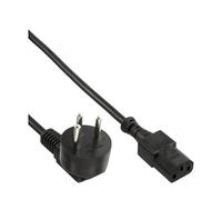 InLine 16653S câble électrique Noir 3 m Prise d'alimentation type H Coupleur C13 - Cables électriques (3 m, Male connector / Female connector, Prise d'alimentation type H, Coupleur C13, 10 A, Noir)