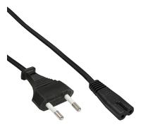 InLine® 16654 Netzkabel Netzstecker auf Euro 8 C7 Stecker 1,8m