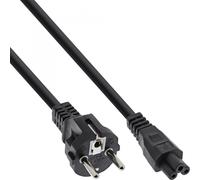 InLine 16656O câble électrique Noir 0,5 m CEE7/7 Coupleur C5