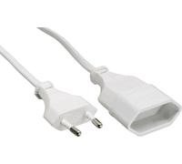 InLine 16683W Rallonge Euro fiche vers fiche Euro Blanc 3 m