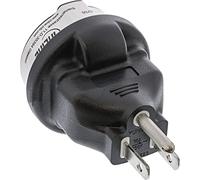 InLine 16705 Adaptateur de Voyage Prise USA vers Prise de Terre