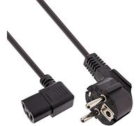 InLine 16752D Câble d'alimentation coudé vers la Gauche C13 Noir 3 m