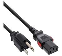 InLine 16952U câble électrique Noir 2 m IEC C13 NEMA 5-15P