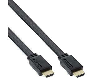InLine 17005F Câble HDMI Flat Noir