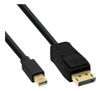 InLine Câble Mini DisplayPort vers DisplayPort 17137S 30 cm 4K et 1080p Noir