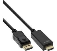 InLine 17181I câble vidéo et adaptateur 1 m HDMI Type A (Standard) DisplayPort Noir
