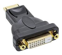 InLine 17199j Adaptateur DisplayPort mâle-sur DVI-D 24 + 1 Femelle (Noir)