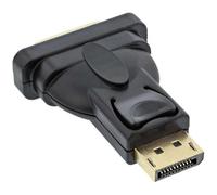 InLine 17199J câble vidéo et adaptateur DisplayPort male DVI-D Noir
