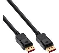 InLine ® Câble DisplayPort 1.4 8K4K avec Contacts plaqués Or Noir 2 m - 17202P