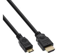 InLine 17455P Mini Câble HDMI High Speed AM/CM Contacts dorés 5 m