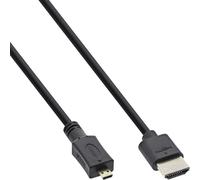 InLine 17511D câble HDMI 1,5 m HDMI Type A (Standard) HDMI Type D (Micro) Noir