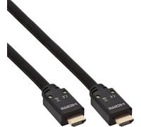 InLine® 17515A Câble actif HDMI, HDMI High Speed avec Ethernet, 4K2K, mâle / mâle, noir / or, 15m