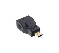 InLine® 17690C Adaptateur HDMI, Mini HDMI C prise femelle sur Micro HDMI D prise mâle, compatible 4K2K, e contacts