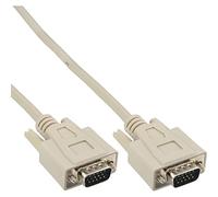 InLine 17712A câble VGA 3 m VGA (D-Sub) Gris - Câbles VGA (3 m, VGA (D-Sub), VGA (D-Sub), Gris, Male connector / Male connector)