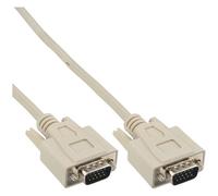 InLine 17712C câble VGA 1 m VGA (D-Sub) Beige