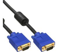 InLine 17718S câble VGA 5 m VGA (D-Sub) Noir et Bleu