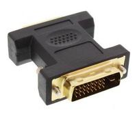 InLine 17760P câble DVI DVI-I DVI-D Noir - Câbles DVI (DVI-I, DVI-D, Noir, Or, Male connector / Female connector)