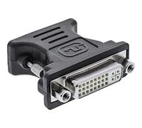 InLine 17790 DVI-I HD15 M Noir Câble d'interface et Adaptateur